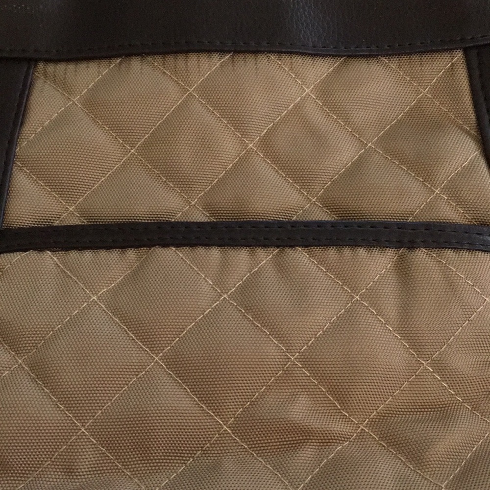 AVON Khaki Quilted Tote Bag - Picture 2 of 6